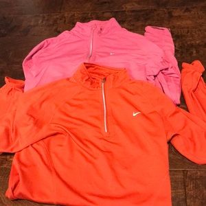 2 - Nike dry-fit running pullovers